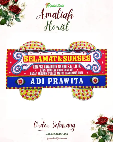Papan Bunga Ucapan Selamat Pasaleman